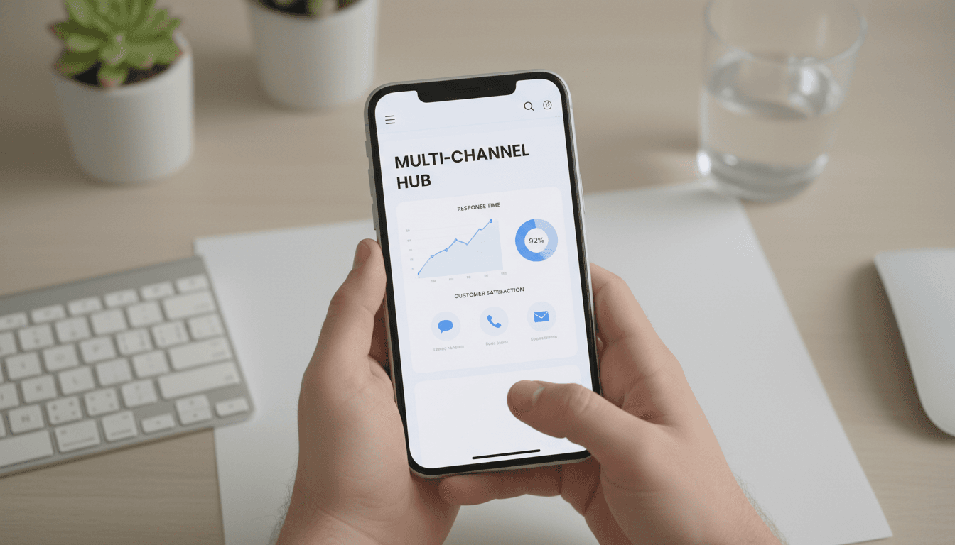 Mobile customer communication platform interface